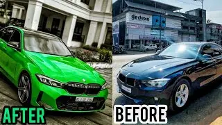 India' first 2012 BMW 3 series modified to 2023 BMW 3 series | Modified BMW| wheelshub