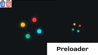 Preloader  Design with simple HTML & CSS | HTML | CSS | Animation 