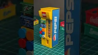 Working Lego Soda Vending Machine with Safe #lego