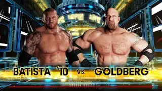 WWE 2K18 PC - Batista '10 VS Goldberg '04