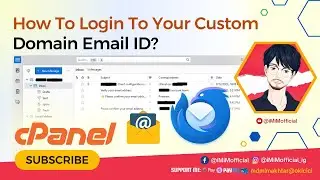 How To Login To cPanel Custom Domain Email ID | Login To Professional Domain Email Account Process