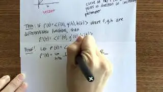 13.2: Derivatives and Integrals of Vector Functions (1/2)