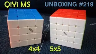 Unboxing №219 QiYi MS 4x4, 5x5