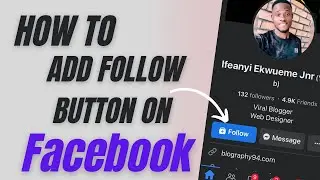 How To Add Follow Button On Facebook Profile 2022