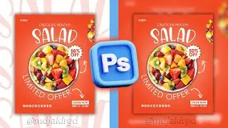 Social Media Design Beginners | Food Sale | Photoshop Tutorial | Graphic Designing by Photoshop