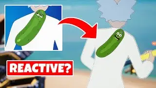 How Is The New PICKLE RICK Back Bling REACTIVE in Fortnite?