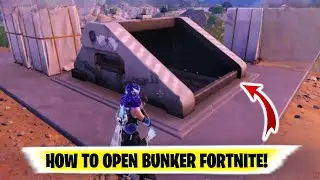 How to open WEAPON BUNKER Fortnite | How To Open Bunker Fortnite | How to open vault in fortnite