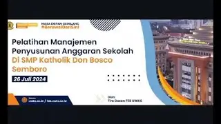 Pelatihan Manajemen Penyusunan Anggaran Sekolah di SMP Katholik Don Bosco Semboro Jember