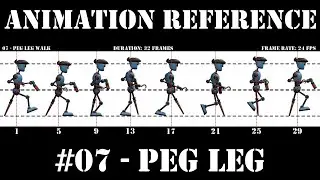 07 - Pirate Walk Cycle - Character Animation Reference