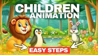 How to Create Children Animated Videos for Faceless Channel With Canva