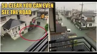 Flood water in Japan is so clean || Clean Japan || Flood Water From Typhoon || tokyo olympics