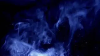 Dynamic Blue Smoke Background - Free Stock Video