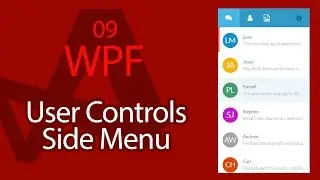 C# WPF UI Tutorials: 09 - User Controls Side Menu Content