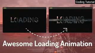 How to make loading animation in html and css for youe website | Pure css and JS