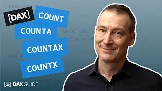 COUNT, COUNTA, COUNTAX, COUNTX - DAX Guide