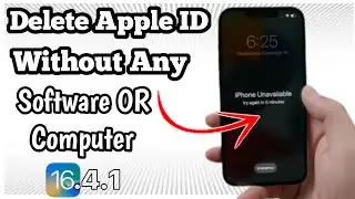 Delete Apple ID Without Password & Any Software Or Computer