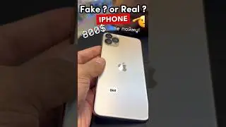 Не пойму, Fake iPhone за 800$ или оригинал?