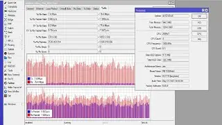 MikroTik RB1100AHx4 How to check Traffic Load and CPU Usage, speed up to 200Mbps