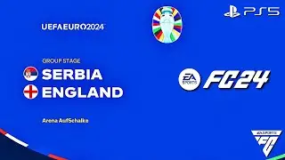 FC 24 - Serbia vs. England - EURO 2024 Group Stage Matchday 1 Match | PS5™ [4K60]