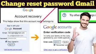 How to change gmail password | forgot Google account password | reset email password