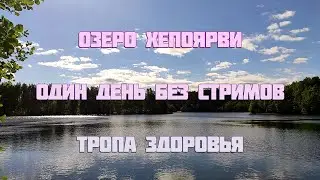 Кавголово - тропа здоровья - один день без стримов - влог - озеро Хепоярви