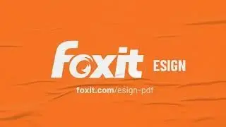 How to electronically sign a PDF document with Foxit eSign