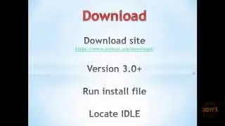 Python Tutorial 0.0 - Downloading and installing