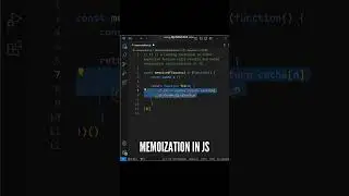 😍😍 Perks of Memoization Caching Technique in JavaScript ES6 