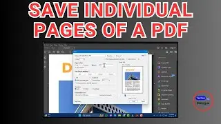 How to Save Individual Pages of a PDF