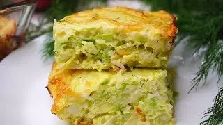 Вкуснятина из кабачков на Скорую руку. Быстрый Ужин для всей семьи!