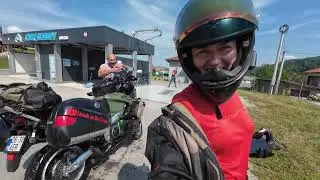 Ultima zi a călătoriei moto în Balcani - motocicleta ne dă iar emoții!