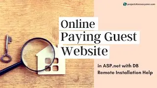 Online Paying Guest (PG) Accommodation Website Project in ASP.Net with SQL Server | Dotnet projects