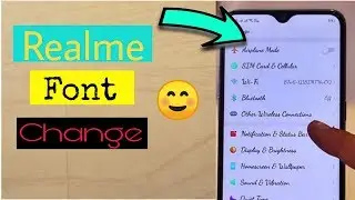 How to change Realme 2 pro font style