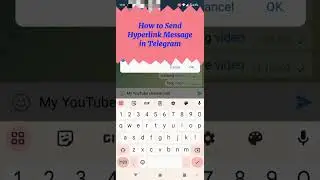 How to Send Hyperlink Message in Telegram | Simple Tutorials #telegram