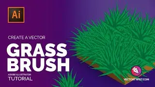 How to Create a Grass Brush in Illustrator / Vector Brushes