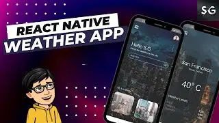 Weather App in React Native using OpenWeather API Part-II || React Native Projects