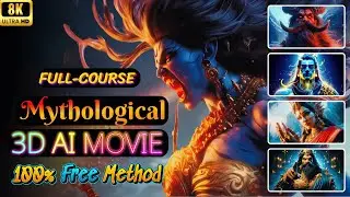 Make a Full  Mythological AI Movie with FREE AI Tools: Complete Course 2025