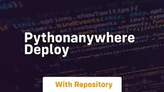 pythonanywhere deploy