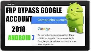 ASUS ZenPad 10 (P00C).  Сброс пароля и google аккаунта