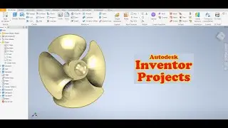 Autodesk Inventor Tutorial  Model 25 ( Marine Propeller )