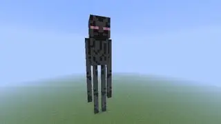 как построить Эндермена(Enderman) в minecraft