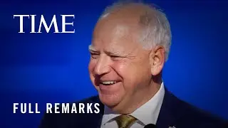 Watch: Tim Walz Accepts the Vice-Presidential Nomination at the Democratic National Convention