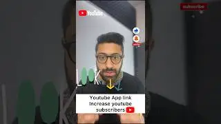 How to Create Youtube App Link | Increase Youtube Subscribers #shorts