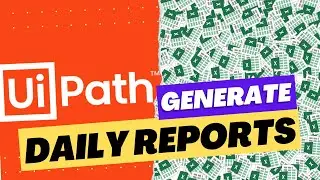 📜Generate Daily Report using UiPath #uipath #excel #reportgeneration #dailyreport