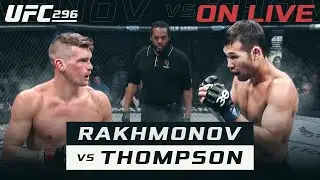 UFC 296: ШАВКАТ РАХМОНОВ vs. СТИВЕН ТОМПСОН