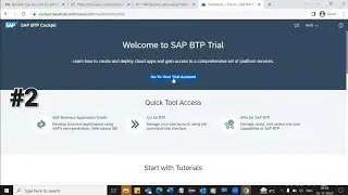 Creating Free Trial Account for ABAP BTP Cloud Environment 