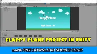 Flappy Plane Game in Unity Engine | Free Source Code Download