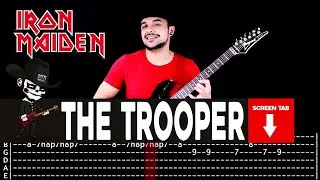 【IRON MAIDEN】[ The Trooper ] cover by Masuka | LESSON | GUITAR TAB