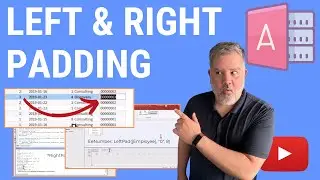 How to Pad Values in Microsoft Access