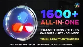 Transitions Library for DaVinci Resolve 2024 - videohive transitions library for davinci resolve